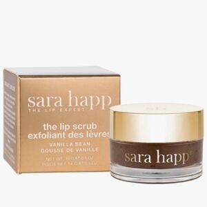 Sara Happ Let's Go The Lip Scrub in Vanilla Bean Sugar Crystals Exfoliating NIB